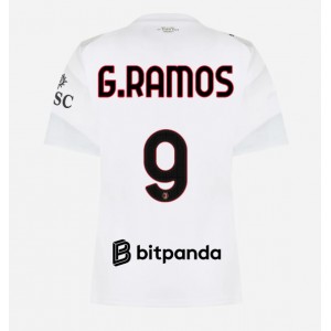 AC Milan Goncalo Ramos #9 Jalkapallovaatteet Naisten Vieraspaita 2026-27 Lyhythihainen
